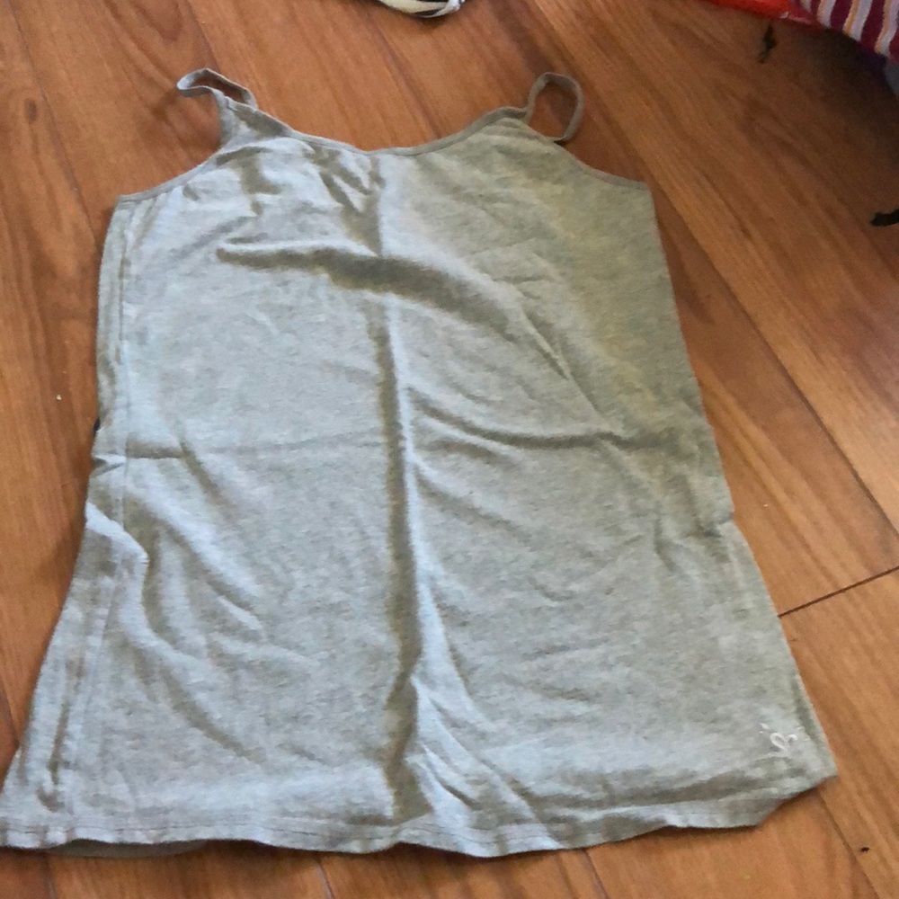 grey justice tank top
